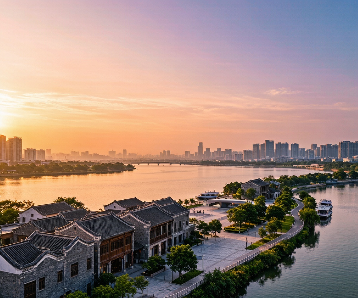 万江城市风貌